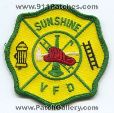 Sunshine Volunteer Fire Department (Louisiana)
Scan By: PatchGallery.com
Keywords: dept. vfd