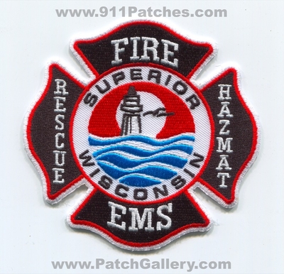 Superior Fire Rescue Department Patch (Wisconsin)
Scan By: PatchGallery.com
Keywords: dept. hazmat haz-mat ems lighthouse
