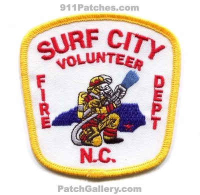 Surf City Volunteer Fire Department Patch (North Carolina)
Scan By: PatchGallery.com
Keywords: vol. dept.