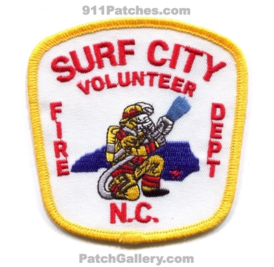Surf City Volunteer Fire Department Patch (North Carolina)
Scan By: PatchGallery.com
Keywords: vol. dept.