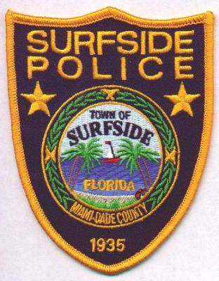 Surfside Police
Thanks to EmblemAndPatchSales.com for this scan.
Keywords: florida town of miami dade county