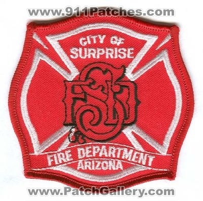 Surprise Fire Department (Arizona)
Scan By: PatchGallery.com
Keywords: city of dept.