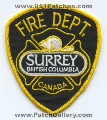 Surrey Fire Department (Canada BC)
Scan By: PatchGallery.com
Keywords: dept. british columbia