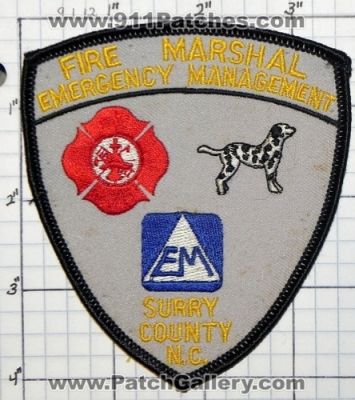 Surry County Fire Marshal Emergency Management (North Carolina)
Thanks to swmpside for this picture.
Keywords: em n.c.