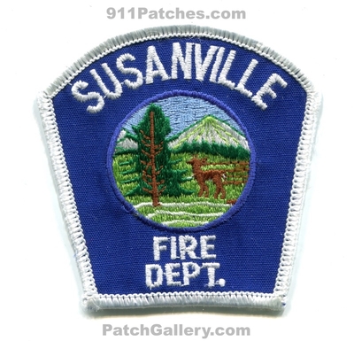 Susanville Fire Department Patch (California)
Scan By: PatchGallery.com
Keywords: dept.