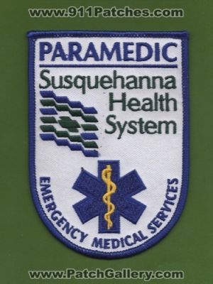 Susquehanna Health System Emergency Medical Services Paramedic (Pennsylvania)
Thanks to Paul Howard for this scan.
Keywords: ems