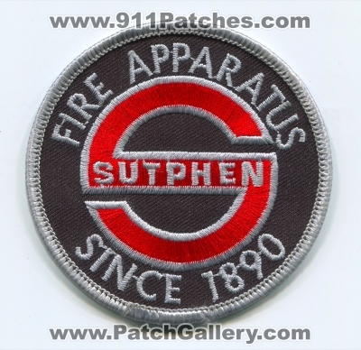 Sutphen Fire Apparatus Patch (Ohio)
Scan By: PatchGallery.com
