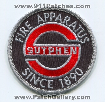 Sutphen Fire Apparatus Patch (Ohio)
Scan By: PatchGallery.com
