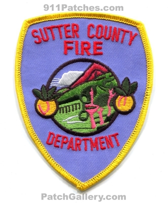 Sutter County Fire Department Patch (California)
Scan By: PatchGallery.com
Keywords: co. dept.