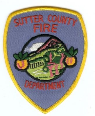 Sutter County Fire Department
Thanks to PaulsFirePatches.com for this scan.
Keywords: california