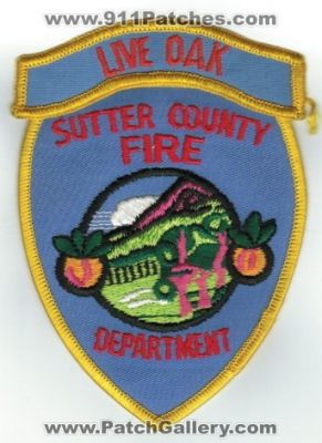 Sutter County Fire Department Live Oak (California)
Thanks to Paul Howard for this scan.
Keywords: dept.