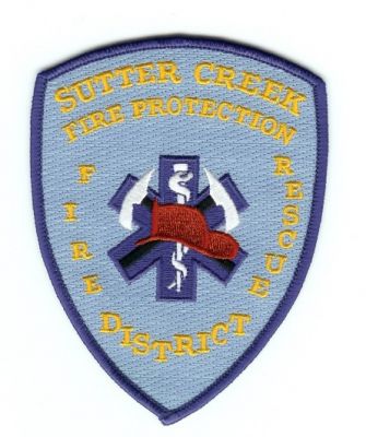Sutter Creek Fire Protection District
Thanks to PaulsFirePatches.com for this scan.
Keywords: california rescue
