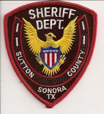 Sutton County Sheriff Dept
Thanks to EmblemAndPatchSales.com for this scan.
Keywords: texas department sonora