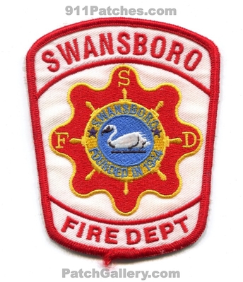 Swansboro Fire Department Patch (North Carolina)
Scan By: PatchGallery.com
Keywords: dept. founded in 1944