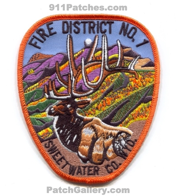 Sweetwater County Fire District Number 1 Patch (Wyoming)
Scan By: PatchGallery.com
Keywords: co. dist. no. #1 department dept. wyo.