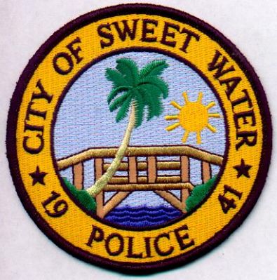 Sweetwater Police
Thanks to EmblemAndPatchSales.com for this scan.
Keywords: florida city of