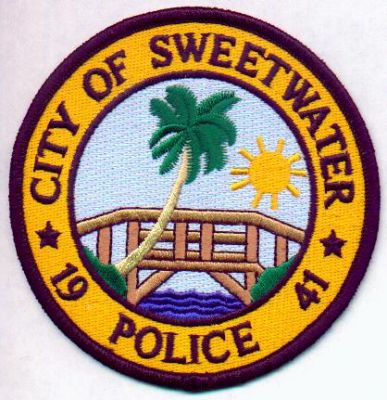 Sweetwater Police
Thanks to EmblemAndPatchSales.com for this scan.
Keywords: florida city of