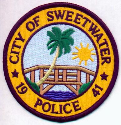 Sweetwater Police
Thanks to EmblemAndPatchSales.com for this scan.
Keywords: florida city of