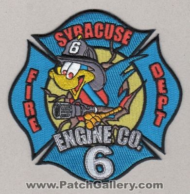 Syracuse Fire Department Engine Company 6 (New York)
Thanks to Paul Howard for this scan.
Keywords: dept. co. station