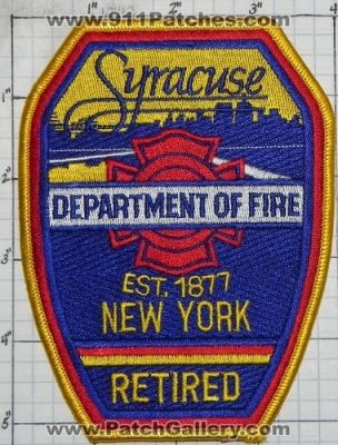 Syracuse Fire Department Retired (New York)
Thanks to swmpside for this picture.
Keywords: dept. of