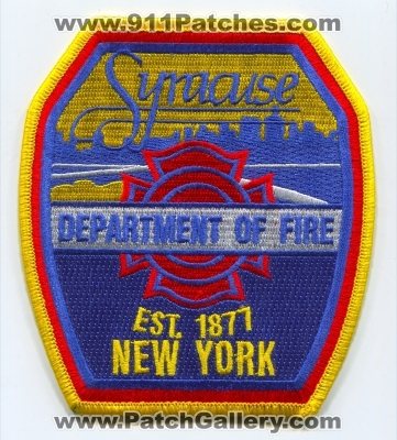 Syracuse Department of Fire Patch (New York)
Scan By: PatchGallery.com
Keywords: dept.