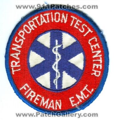 TTC Transportation Test Center Fire Department Fireman EMT Patch (Colorado)
[b]Scan From: Our Collection[/b]
Keywords: dept. ttci technology inc. e.m.t.