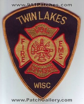 Twin Lakes Volunteer Fire EMS Department (Wisconsin)
Thanks to Dave Slade for this scan.
Keywords: dept.