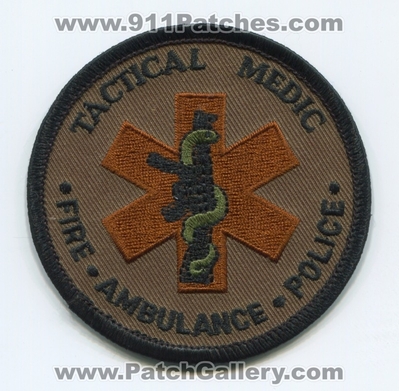 Tactical Medic Fire Ambulance Police Patch (UNKNOWN STATE)
Scan By: PatchGallery.com
Keywords: paramedic ems swat tems