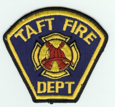 Taft Fire Dept
Thanks to PaulsFirePatches.com for this scan.
Keywords: california department
