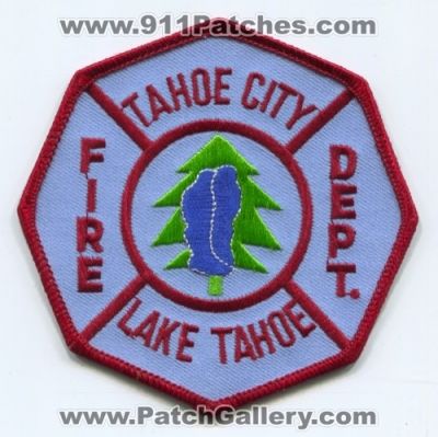 Tahoe City Fire Department Lake Tahoe (California)
Scan By: PatchGallery.com
Keywords: dept.