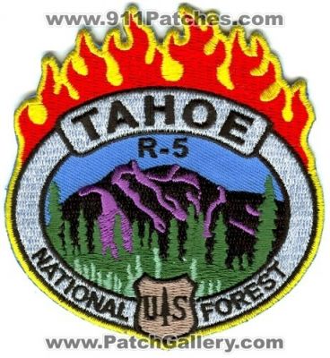 Tahoe National Forest Region 5 Fire Wildland Wildfire Patch (California)
Scan By: PatchGallery.com
Keywords: r-5 r5 usfs service