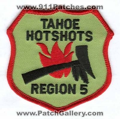Tahoe Hotshots Region 5 Wildland Fire (California)
 Scan By: PatchGallery.com
Keywords: r5 wildfire forest