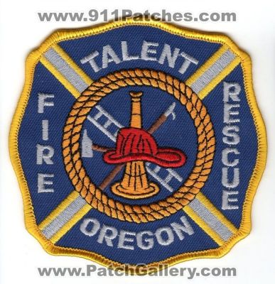 Talent Fire Rescue Department (Oregon)
Thanks to Jack Bol for this scan.
Keywords: dept.