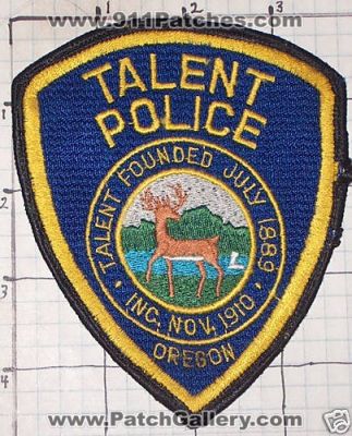 Talent Police Department (Oregon)
Thanks to swmpside for this picture.
Keywords: dept.