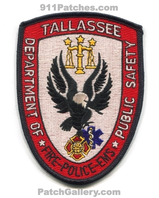 Tallassee Department of Public Safety Fire Police EMS Patch (Alabama)
Scan By: PatchGallery.com
Keywords: dept. dps ambulance