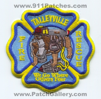 Talleyville Fire Rescue Department Patch (Delaware)
Scan By: PatchGallery.com
[b]Patch Made By: 911Patches.com[/b]
Keywords: dept. 25 we go where others fear