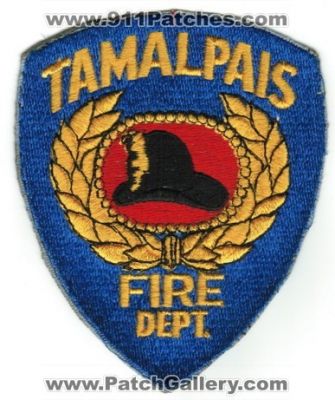 Tamalpais Fire Department (California)
Thanks to Paul Howard for this scan.
Keywords: dept.