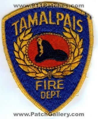 Tamalpais Fire Department (California)
Thanks to Paul Howard for this scan.
Keywords: dept.
