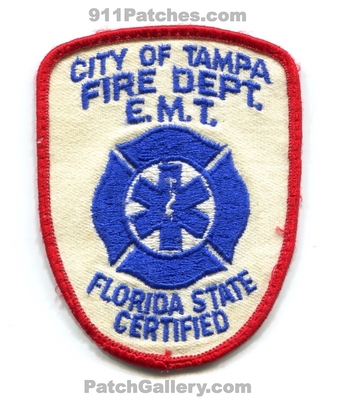 Tampa Fire Department EMT Patch (Florida)
Scan By: PatchGallery.com
Keywords: city of dept. e.m.t. emergency medical technician state certified