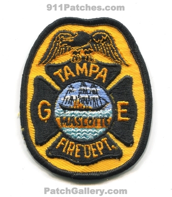 Tampa General Electric GE Fire Department Patch (Florida)
Scan By: PatchGallery.com
Keywords: dept. mascotte