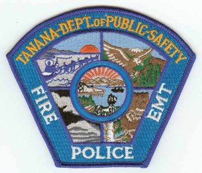 Tanana Dept of Public Safety
Thanks to PaulsFirePatches.com for this scan.
Keywords: alaska fire police emt dps