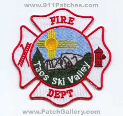 Taos Ski Valley Fire Department Patch (New Mexico)
Scan By: PatchGallery.com
Keywords: dept. resort village