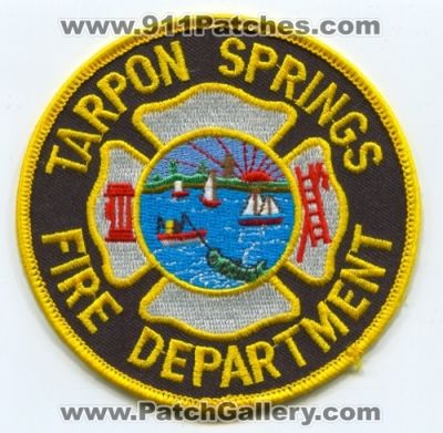 TARPON SPRINGS FIRE DEPT PATCH FLORIDA