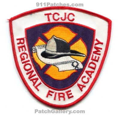 Tarrant County Junior College Regional Fire Academy Patch (Texas)
Scan By: PatchGallery.com
Keywords: co. tcjc school