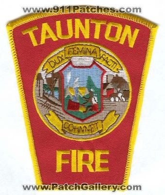 Taunton Fire Department Patch (Massachusetts)
Scan By: PatchGallery.com
Keywords: dept.
