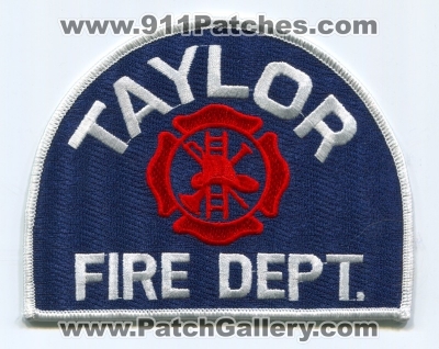 Taylor Fire Department Patch (Michigan)
Scan By: PatchGallery.com
Keywords: dept.