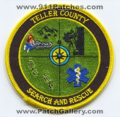Teller County Search and Rescue Patch (Colorado)
[b]Scan From: Our Collection[/b]
Keywords: co. sar