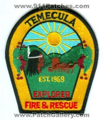 Temecula Fire and Rescue Department Explorer (California)
Scan By: PatchGallery.com
Keywords: & dept.