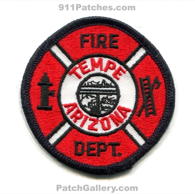 Tempe Fire Department Patch (Arizona)
Scan By: PatchGallery.com
Keywords: dept.
