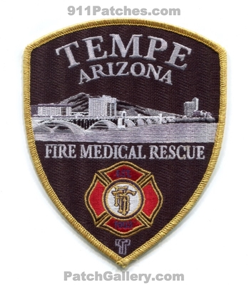 Tempe Fire Medical Rescue Department Patch (Arizona)
Scan By: PatchGallery.com
Keywords: dept. est. 1903